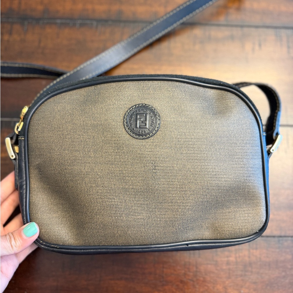 Fendi Black and Gold Interior Bag